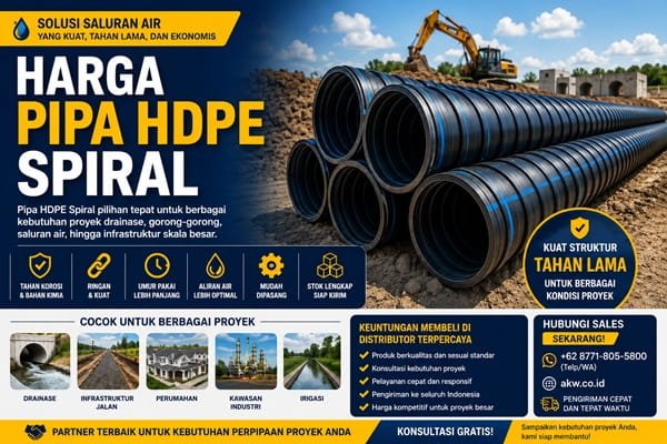 Harga Pipa HDPE Spiral